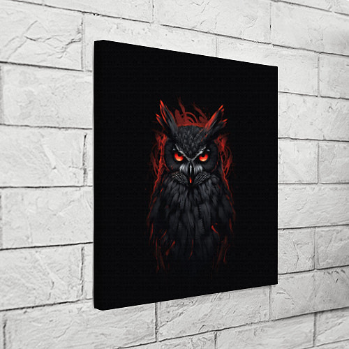Картина квадратная Evil owl / 3D-принт – фото 3