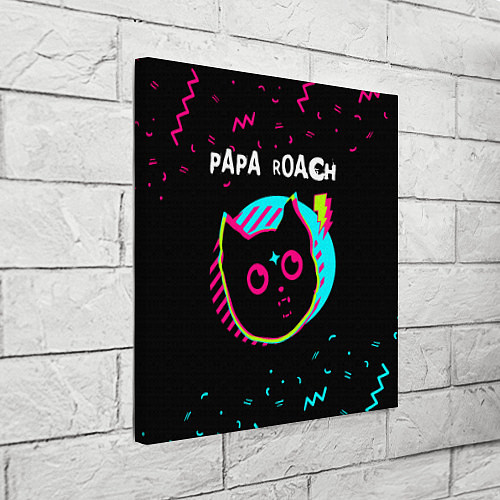Картина квадратная Papa Roach - rock star cat / 3D-принт – фото 3