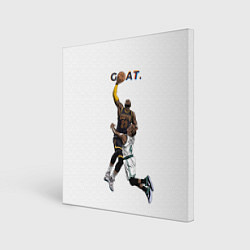 Холст квадратный Goat 23 - LeBron James, цвет: 3D-принт