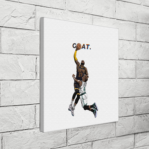 Картина квадратная Goat 23 - LeBron James / 3D-принт – фото 3