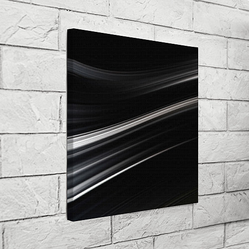 Картина квадратная Black abstract background / 3D-принт – фото 3