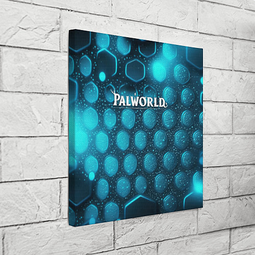 Картина квадратная Palworld логотип космический / 3D-принт – фото 3