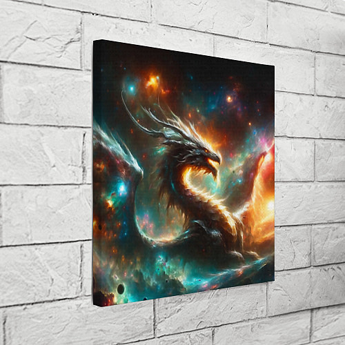 Картина квадратная The incredible space dragon / 3D-принт – фото 3