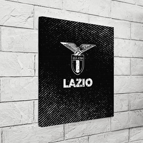 Картина квадратная Lazio с потертостями на темном фоне / 3D-принт – фото 3