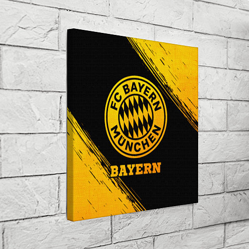 Картина квадратная Bayern - gold gradient / 3D-принт – фото 3