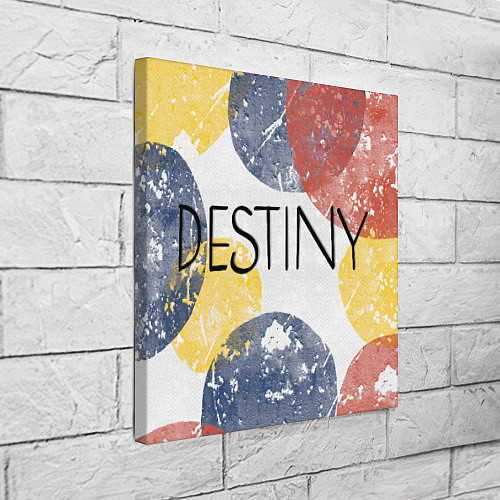 Картина квадратная Destiny судьба гранж / 3D-принт – фото 3