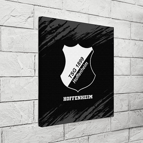 Картина квадратная Hoffenheim sport на темном фоне / 3D-принт – фото 3