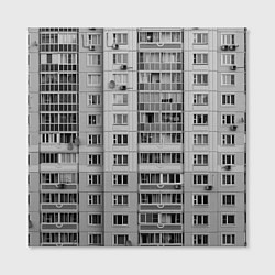 Холст квадратный Эстетика панельки, цвет: 3D-принт — фото 2
