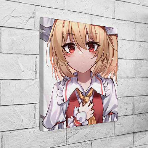 Картина квадратная Touhou Project Flandre милая улыбка / 3D-принт – фото 3