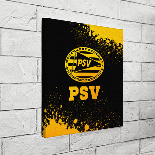 Картина квадратная PSV - gold gradient / 3D-принт – фото 3