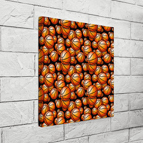 Картина квадратная Баскетбольные мячики / 3D-принт – фото 3