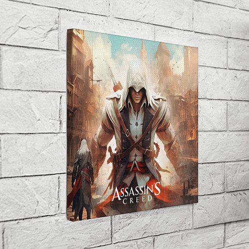 Картина квадратная Assassins creed большой город / 3D-принт – фото 3