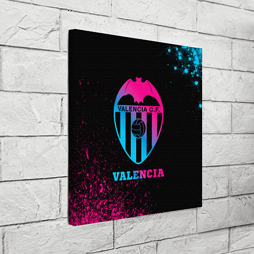Картина квадратная Valencia - neon gradient / 3D-принт – фото 3