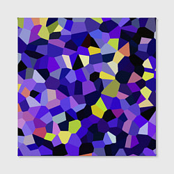 Холст квадратный Мозаика фиолетовая, цвет: 3D-принт — фото 2
