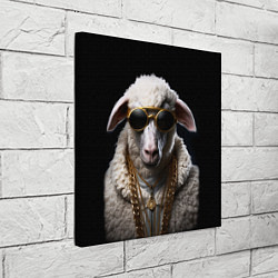 Холст квадратный Богатый баран в цепях, цвет: 3D-принт — фото 2