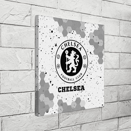 Картина квадратная Chelsea sport на светлом фоне / 3D-принт – фото 3