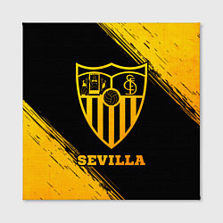 Холст квадратный Sevilla - gold gradient, цвет: 3D-принт — фото 2