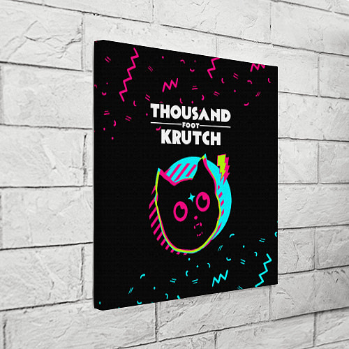 Картина квадратная Thousand Foot Krutch - rock star cat / 3D-принт – фото 3