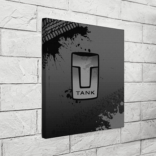 Картина квадратная Tank / 3D-принт – фото 3