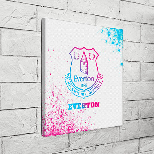Картина квадратная Everton neon gradient style / 3D-принт – фото 3
