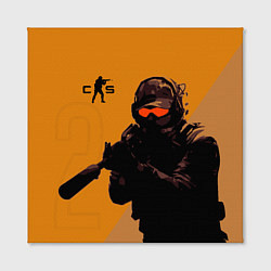 Холст квадратный Тактические стрелки наготове Counter-Strike 2, цвет: 3D-принт — фото 2