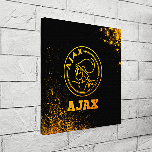 Картина квадратная Ajax - gold gradient / 3D-принт – фото 3