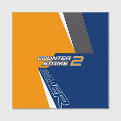 Холст квадратный Total Counter-Strike 2, цвет: 3D-принт — фото 2