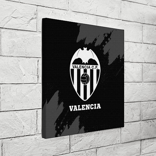 Картина квадратная Valencia sport на темном фоне / 3D-принт – фото 3