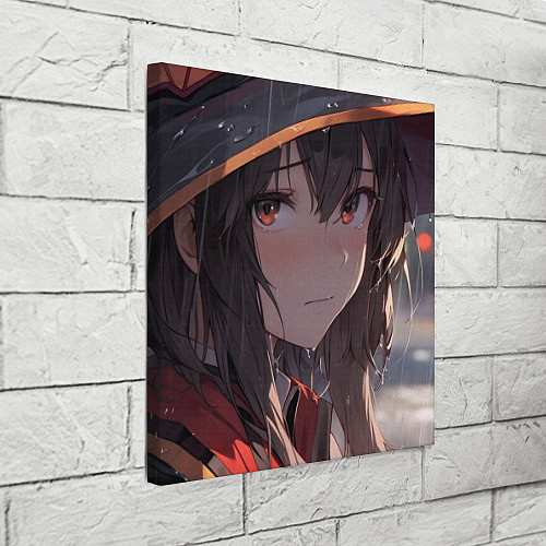 Картина квадратная Konosuba Мэгумин cute / 3D-принт – фото 3