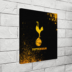 Холст квадратный Tottenham - gold gradient, цвет: 3D-принт — фото 2