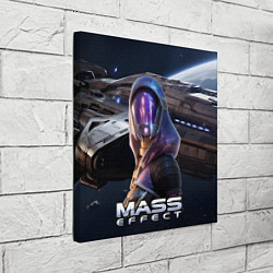Холст квадратный Mass Effect ТалиЗора, цвет: 3D-принт — фото 2