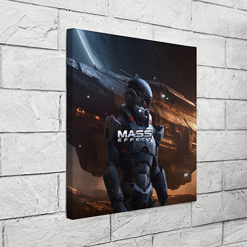 Картина квадратная Mass Effect game space / 3D-принт – фото 3