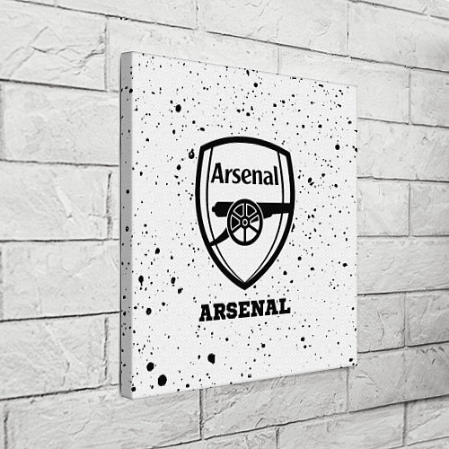 Картина квадратная Arsenal sport на светлом фоне / 3D-принт – фото 3