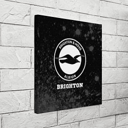 Холст квадратный Brighton sport на темном фоне, цвет: 3D-принт — фото 2