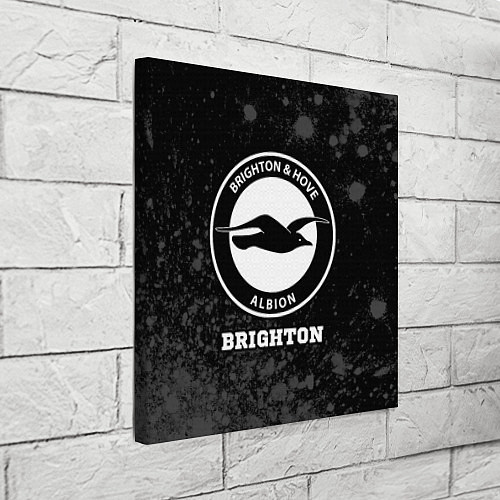 Картина квадратная Brighton sport на темном фоне / 3D-принт – фото 3