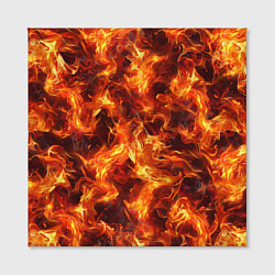Холст квадратный Текстура элементаля огня, цвет: 3D-принт — фото 2