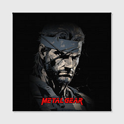 Холст квадратный Metal gear Venom Snake, цвет: 3D-принт — фото 2