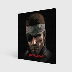 Холст квадратный Metal gear Venom Snake, цвет: 3D-принт