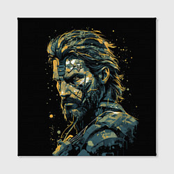 Холст квадратный Venom Snake Metal gear game, цвет: 3D-принт — фото 2