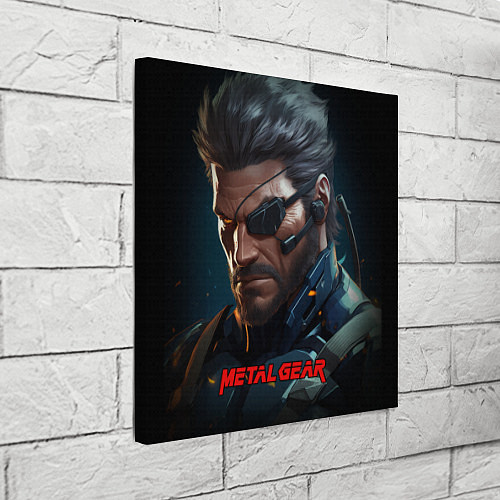 Картина квадратная Веном Снейк из игры Metal gear / 3D-принт – фото 3