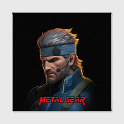 Холст квадратный Веном Снейк из игры Metal gear, цвет: 3D-принт — фото 2