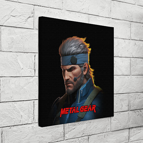 Картина квадратная Веном Снейк из игры Metal gear / 3D-принт – фото 3