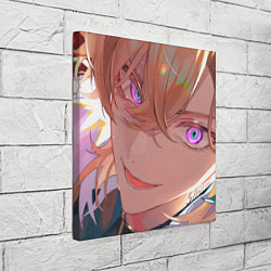 Холст квадратный Honkai Star Rail Aventurine smile, цвет: 3D-принт — фото 2