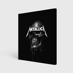 Холст квадратный Metallica - rock group, цвет: 3D-принт