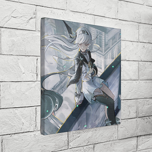 Картина квадратная Honkai Star Rail Firefly smile / 3D-принт – фото 3