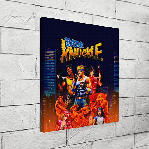 Картина квадратная Bare knuckle - streets of rage / 3D-принт – фото 3