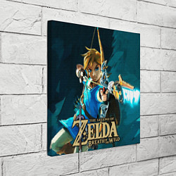 Холст квадратный Zelda - Link, цвет: 3D-принт — фото 2