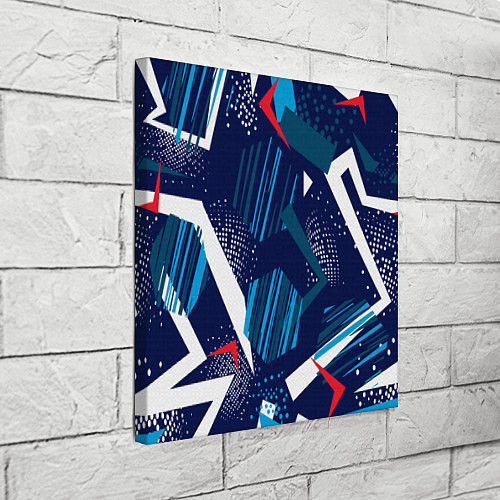 Картина квадратная Абстрактный фон с пятнистым узором / 3D-принт – фото 3