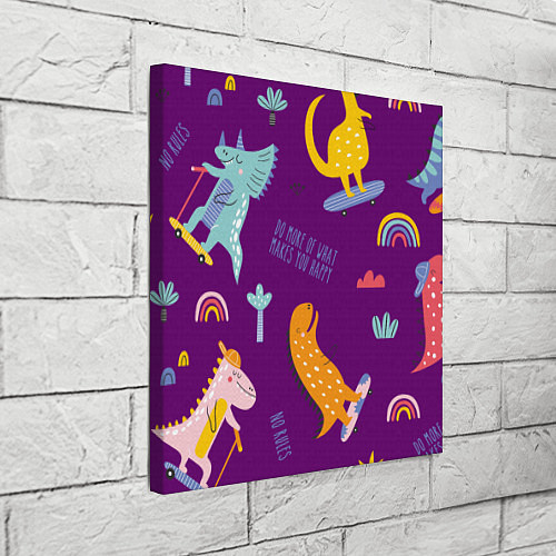 Картина квадратная No rules / 3D-принт – фото 3