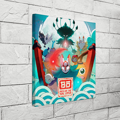 Картина квадратная Персонажи Bo path of the teal lotus / 3D-принт – фото 3